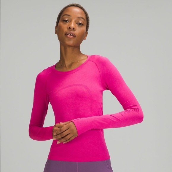 lululemon athletica Tops - Sonic Pink Lululemon long sleeve tech shirt 2.0, size 4 NWT